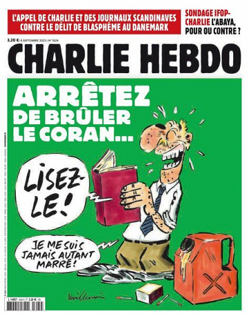 Charlie Hebdo - 6 Septembre 2023