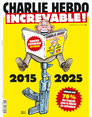 Charlie Hebdo N°1694 du 07 Janvier FRENCH PDF 2025