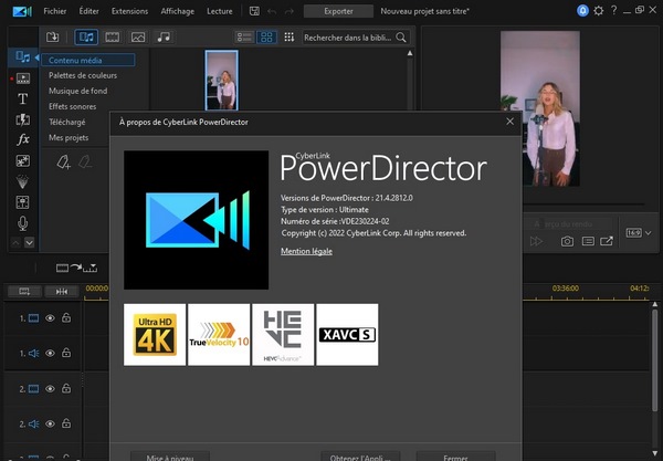 CyberLink PowerDirector Ultimate 21.4.2827.0 Win x64 Multi + Crack