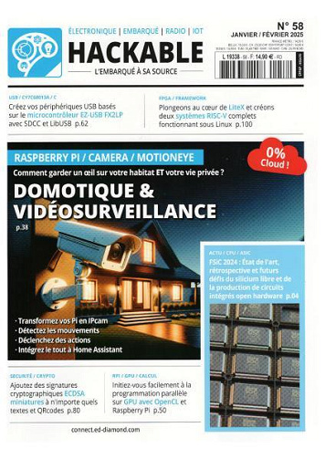 Hackable Magazine - Janvier-Février FRENCH PDF 2025