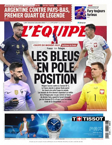 L'equipe - 04 Decembre 2022