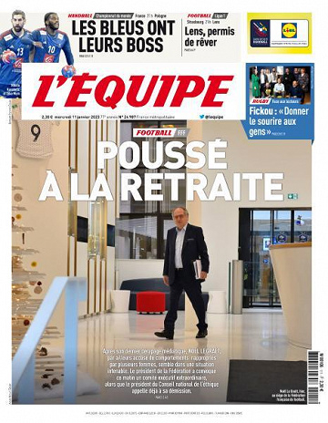 L'equipe - 11 Janvier 2023