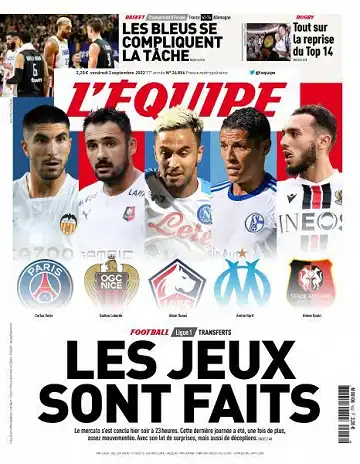 L'equipe - 2 Septembre 2022