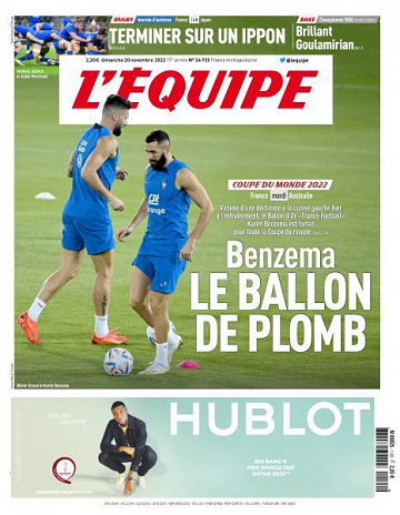 L'equipe - 20 Novembre 2022