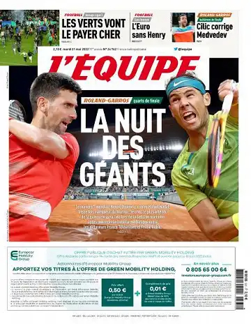 L'equipe - 31 Mai 2022