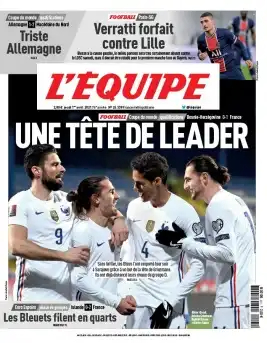 L'equipe du 01 Avril 2021