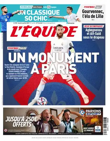 L'equipe du 06 Juillet 2021