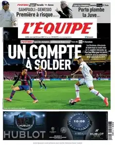 L'equipe du 10 Mars 2021