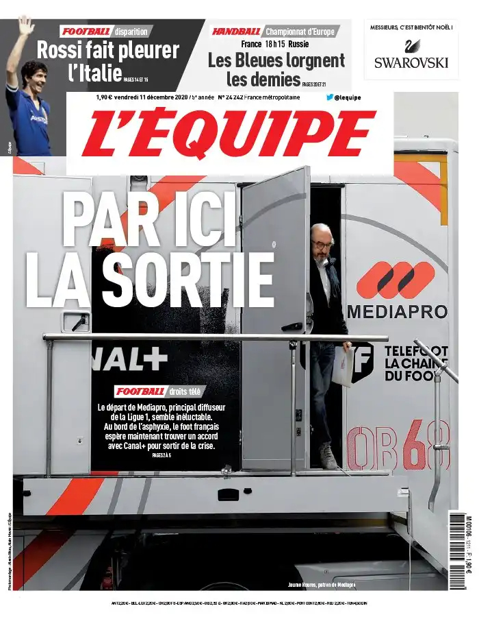 L'equipe du 11 Decembre 2020