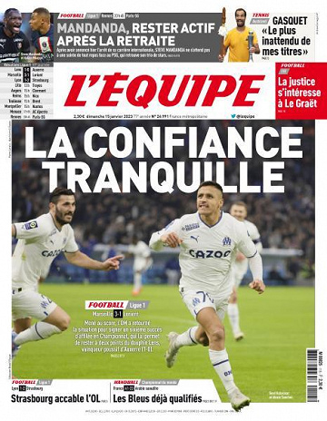 L'equipe du 15 Janvier 2023