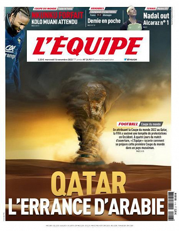 L'equipe du 16 Novembre 2022