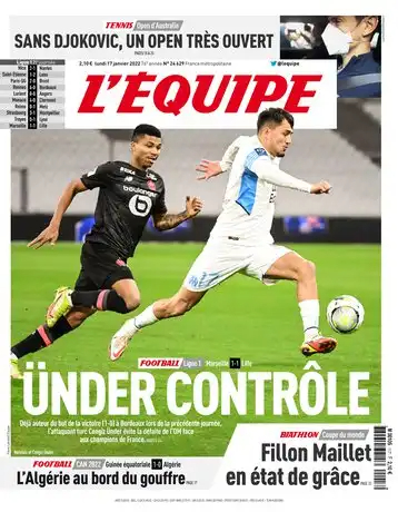 L'equipe du 17 Janvier 2022