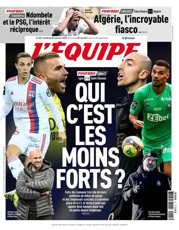 L'equipe du 21 Janvier 2022