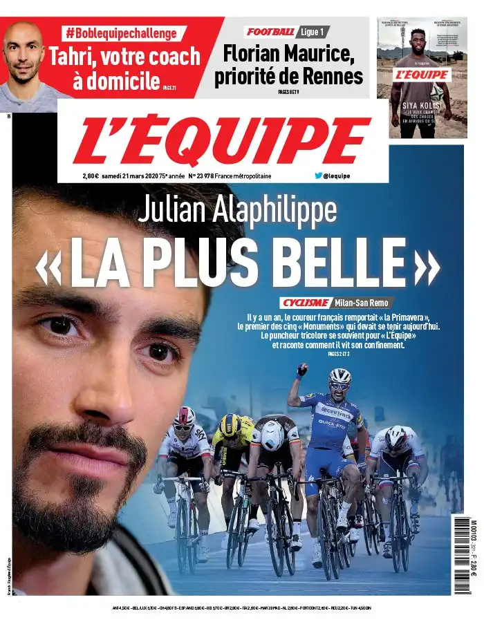 L'equipe du 21 Mars 2020