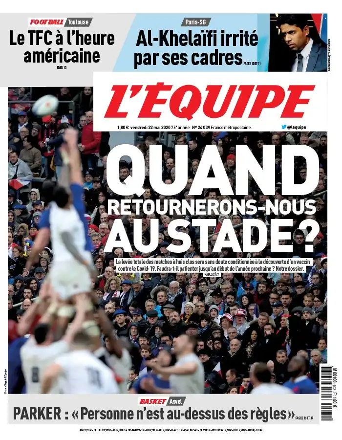 L'equipe du 22 Mai 2020