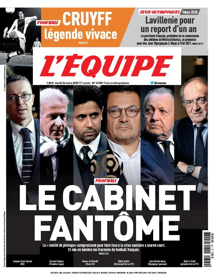 L'equipe du 24 Mars 2020