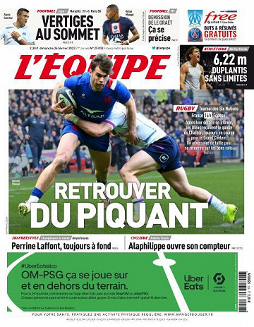 L'equipe du 26 février 2023