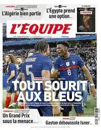 L'equipe du 26 Mars 2022