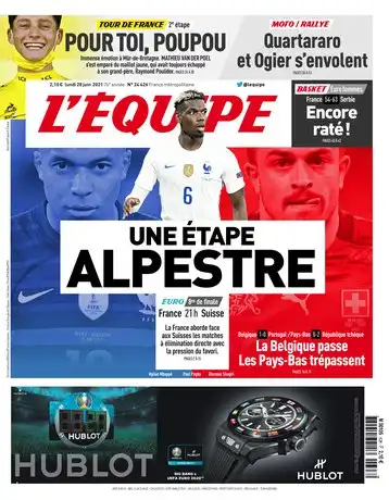 L'equipe du 28 Juin 2021