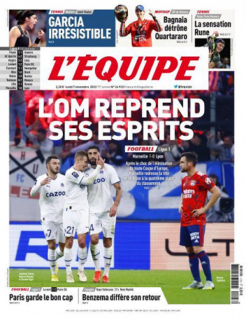 L'equipe du 7 Novembre 2022