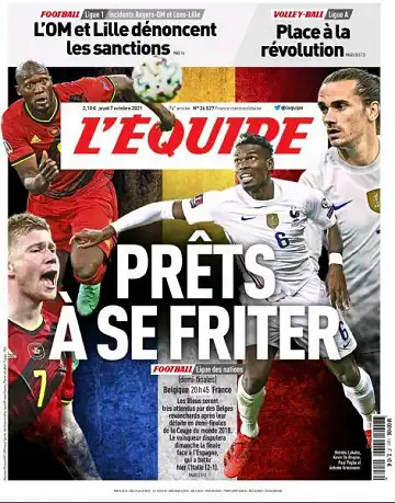 L'equipe du Jeudi 7 Octobre 2021