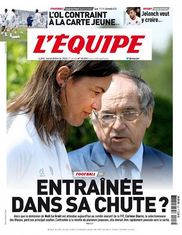 L'equipe du Mardi 28 février 2023