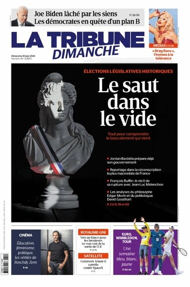 La Tribune Dimanche du 30 Juin FRENCH PDF 2024