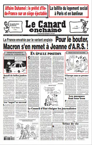 Le Canard Enchaîné - 10 février 2021