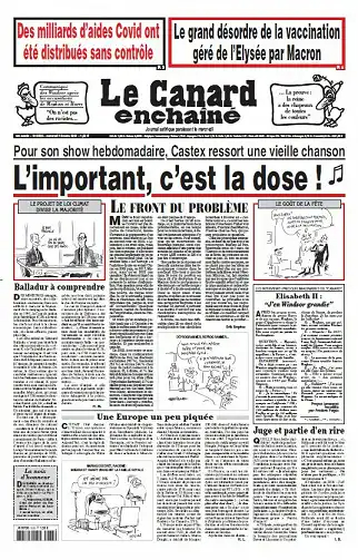 Le Canard Enchaîné - 10 Mars 2021