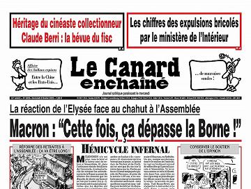 Le Canard Enchaîné N°5335 Du 8 Février 2023