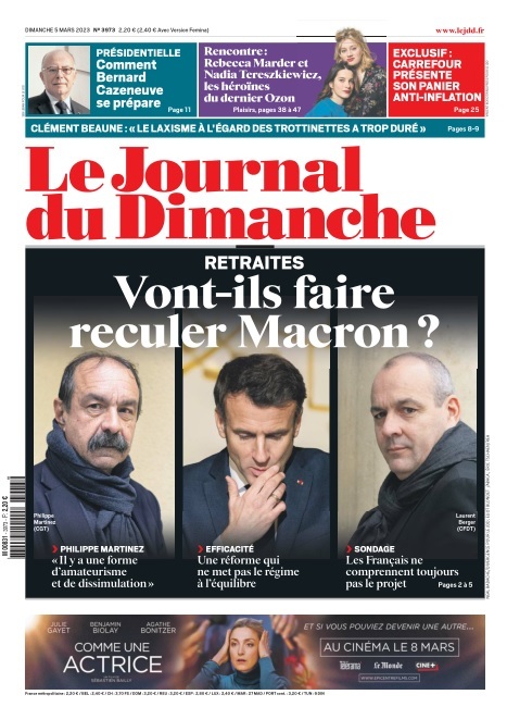 Le Journal du 05 Mars 2023