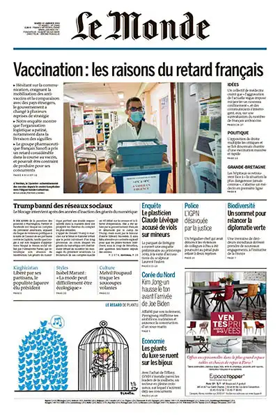 Le Monde du 01 Juillet 2021