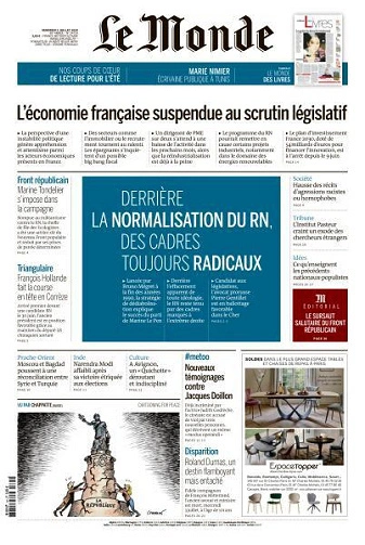 Le Monde du 05 Juillet FRENCH PDF 2024