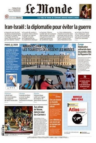 Le Monde du 09 Août FRENCH PDF 2024