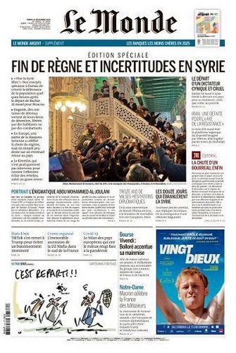 Le Monde du 10 Décembre FRENCH PDF 2024