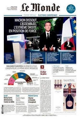 Le Monde du 11 Juin