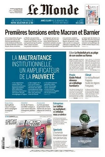 Le Monde du 20 Septembre FRENCH PDF 2024