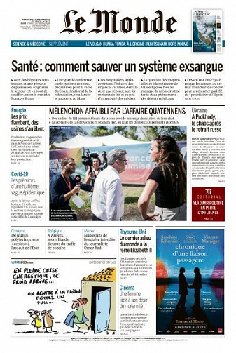 Le Monde du 21 Septembre 2022