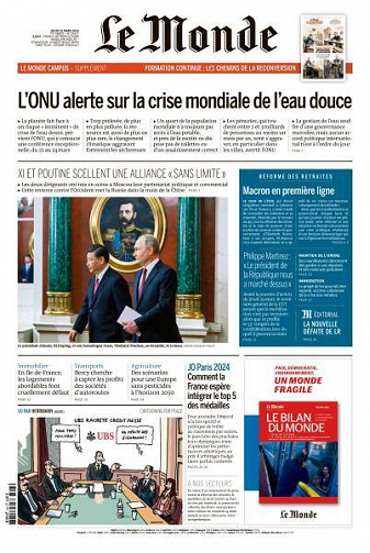 Le Monde du 23 Mars 2023