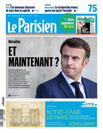 Le Parisien - 15 Avril 2023