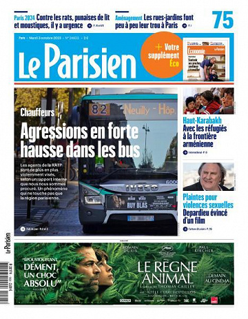 Le Parisien - 3 Octobre 2023