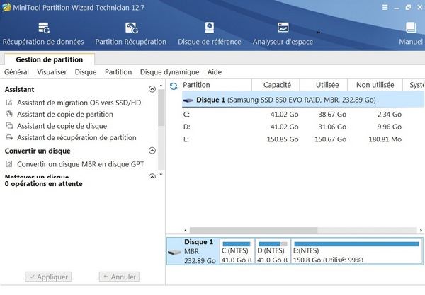 MiniTool Partition Wizard Technician 12.7 WinPE x64 Multi activé